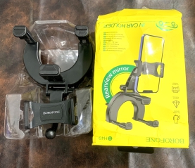 Kệ điện thoại xe hơi gắn kính hậu.