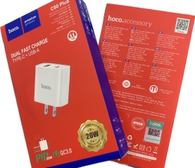 SẠC NHANH 2 CỔNG TYPE C - USB